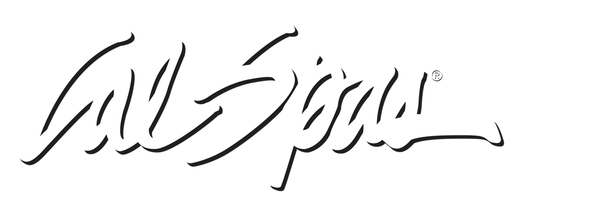 Calspas White logo hot tubs spas for sale Hendersonville